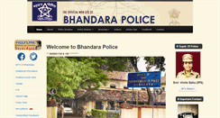 Desktop Screenshot of bhandarapolice.org